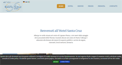 Desktop Screenshot of hotelsantacruz.it